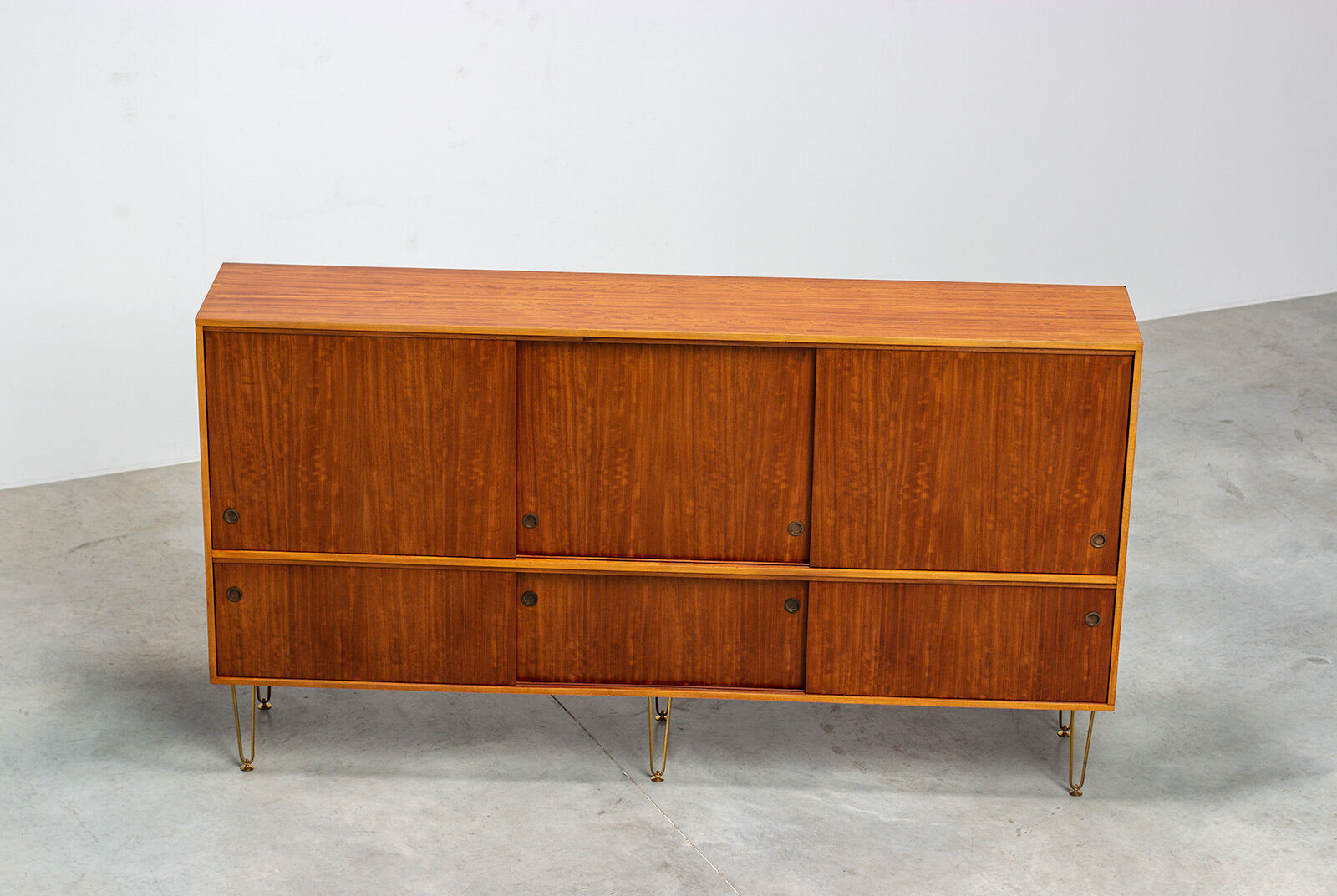 Important sideboard designed by Belgian designer Alfred Hendrickx for Belform 1950