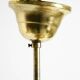 Beautiful rare 1980s Regency floral design brass ceiling lamp