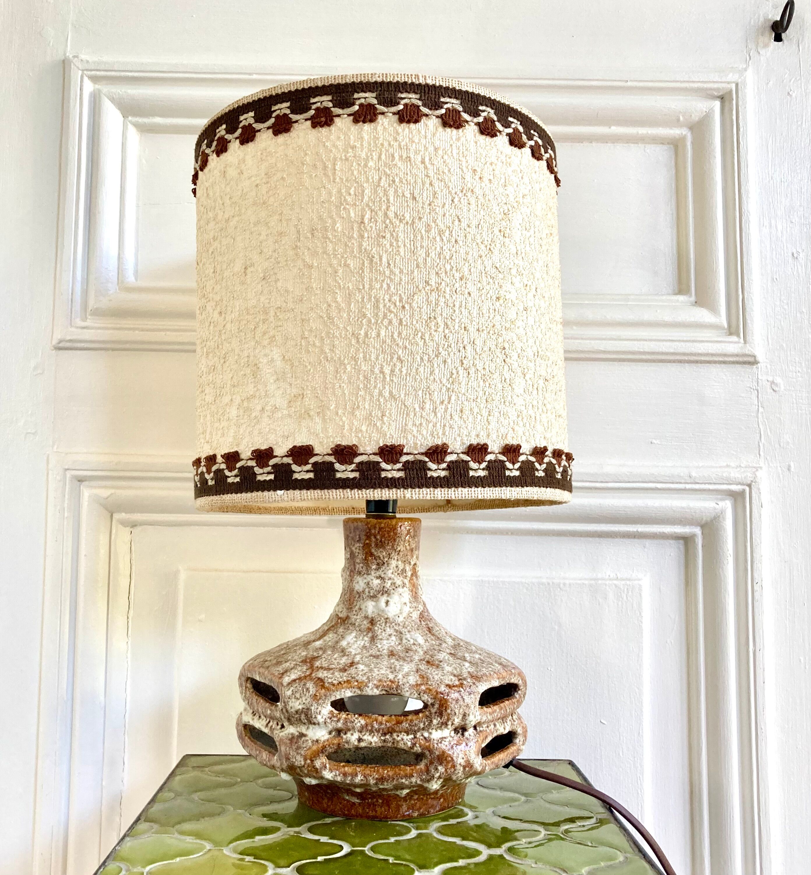 Ceramic lamp West Germany Stein Keramik