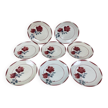 Assiettes à dessert anciennes