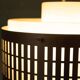 Minimalist 1970s aluminium suspension, mid-century light fixture.