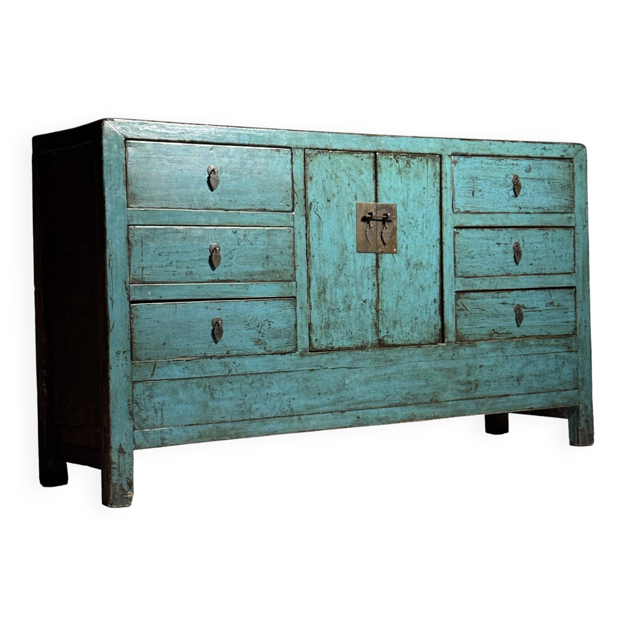 Chinese blue sideboard