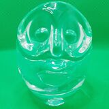 Cendrier hibou en cristal