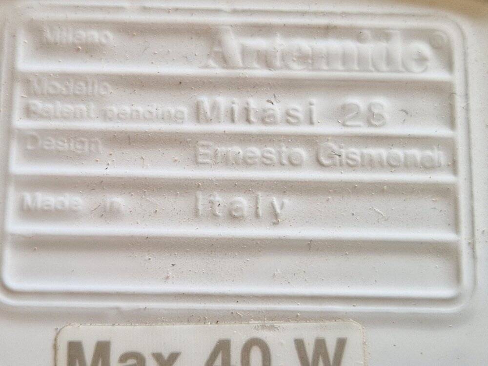 Applique murale Mitasi par Ernesto Gismondi pour Artemide