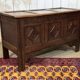 19th-century English oak chest