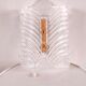 Murano glass wall lamp with frosted effect, 70s design