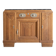 Art Deco sideboard in walnut • Black marble • Sculpted decorations