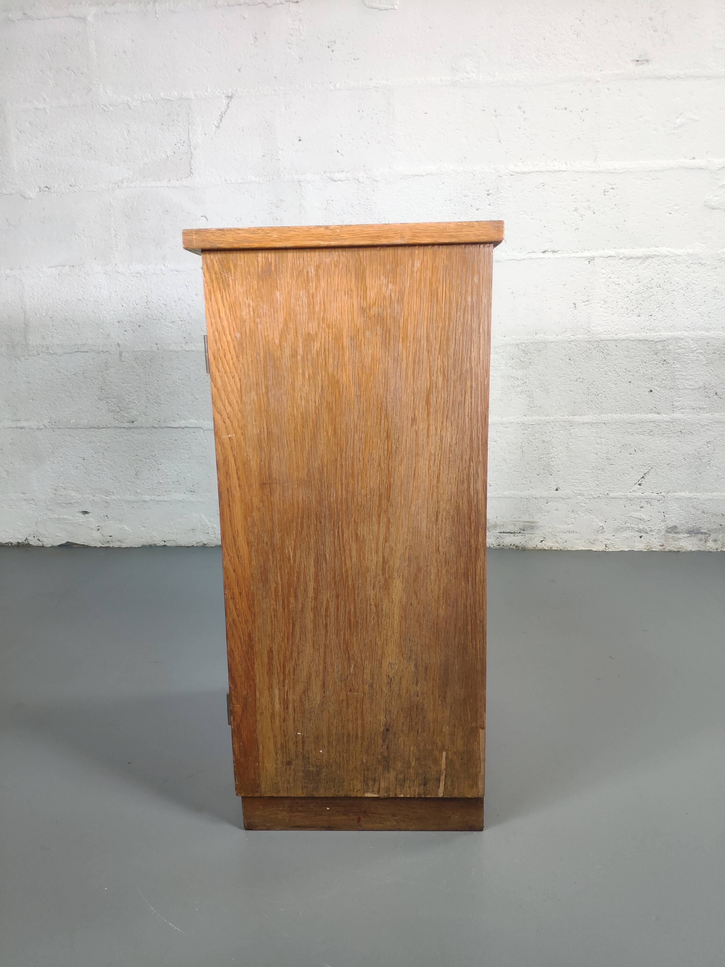 Old cabinet binder a door