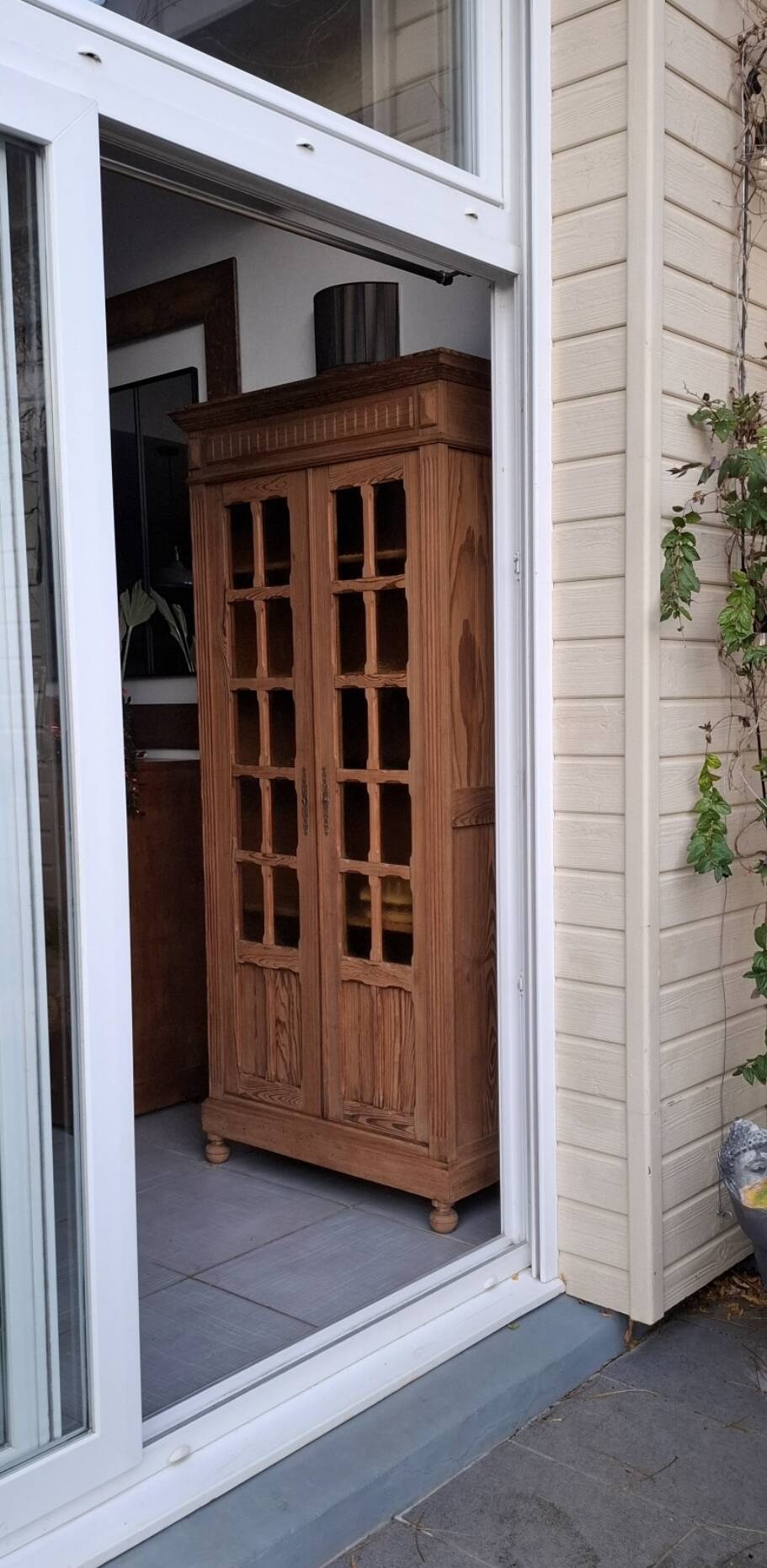 Armoire vitrée rénovée