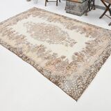 5x9 Rug For Living Room Brown Vintage Rug, 170x272Cm SK 5105