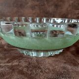 Vintage glass salad bowl