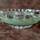Vintage glass salad bowl