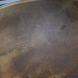 Wooden round hollow dish