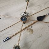 Chandelier 1950 modernist design arlus lunel