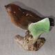 Antique porcelain figurine, robin bird / Rotkehlchen / Robin Goebel