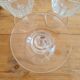 Service de 6 verres à eau en cristal ciselé