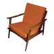 Fauteuil scandinave année 60 vintage danois