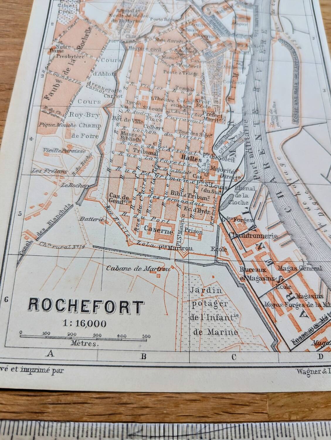 Printed in 1906, Rochefort, Charente-Maritime, France.