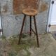 Tripod stool with bumped legs