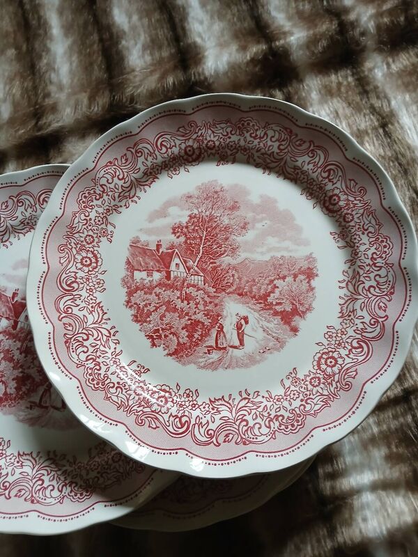 6 plats en faïence italienne