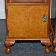 Art Deco Nightstands in Walnut, 1920s, Set of 2