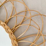 Rattan sun mirror 55cm
