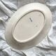 Oval ironstone dish flowers birds "Malaga" Petrus Regout