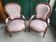 Paire de fauteuils louis philippe en noyer