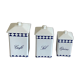 Series 3 boxes in earthenware with spice salt, coffee, spices