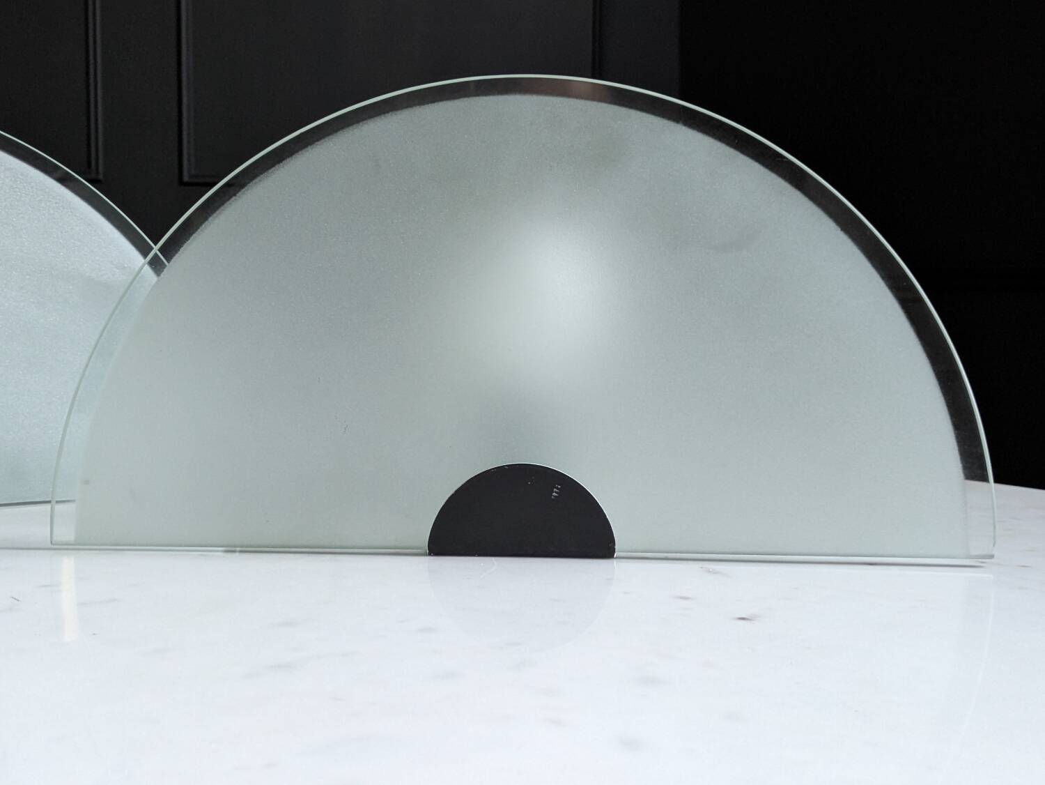 Pair of modernist 80s wall lights