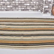 Neutral Vintage Handwoven Kilim Rug sku 1678
