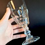 12 large stemmed glasses, vintage
