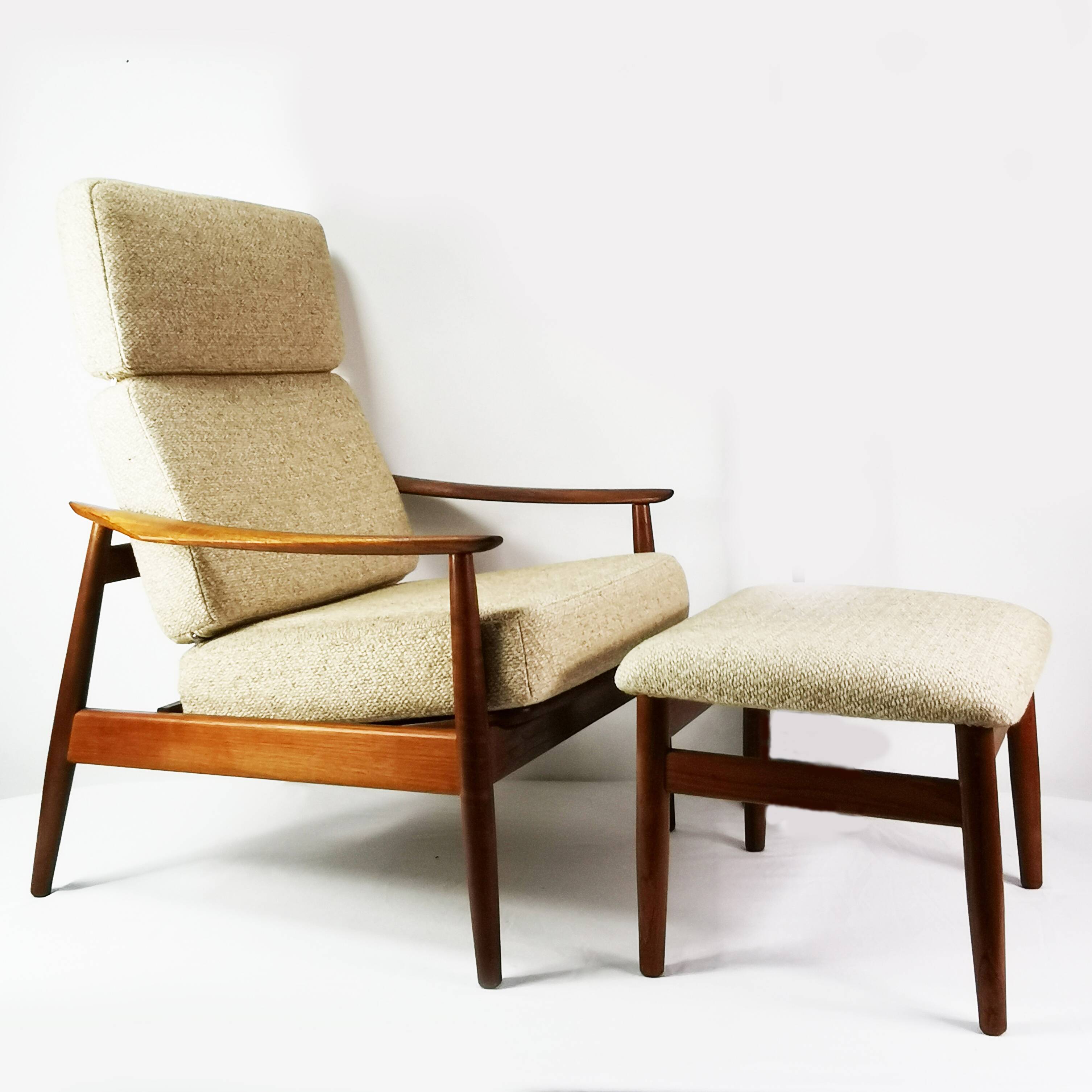 Modernist designer armchair, Cado, designed by Arne Vodder, Denmark, 1960s.