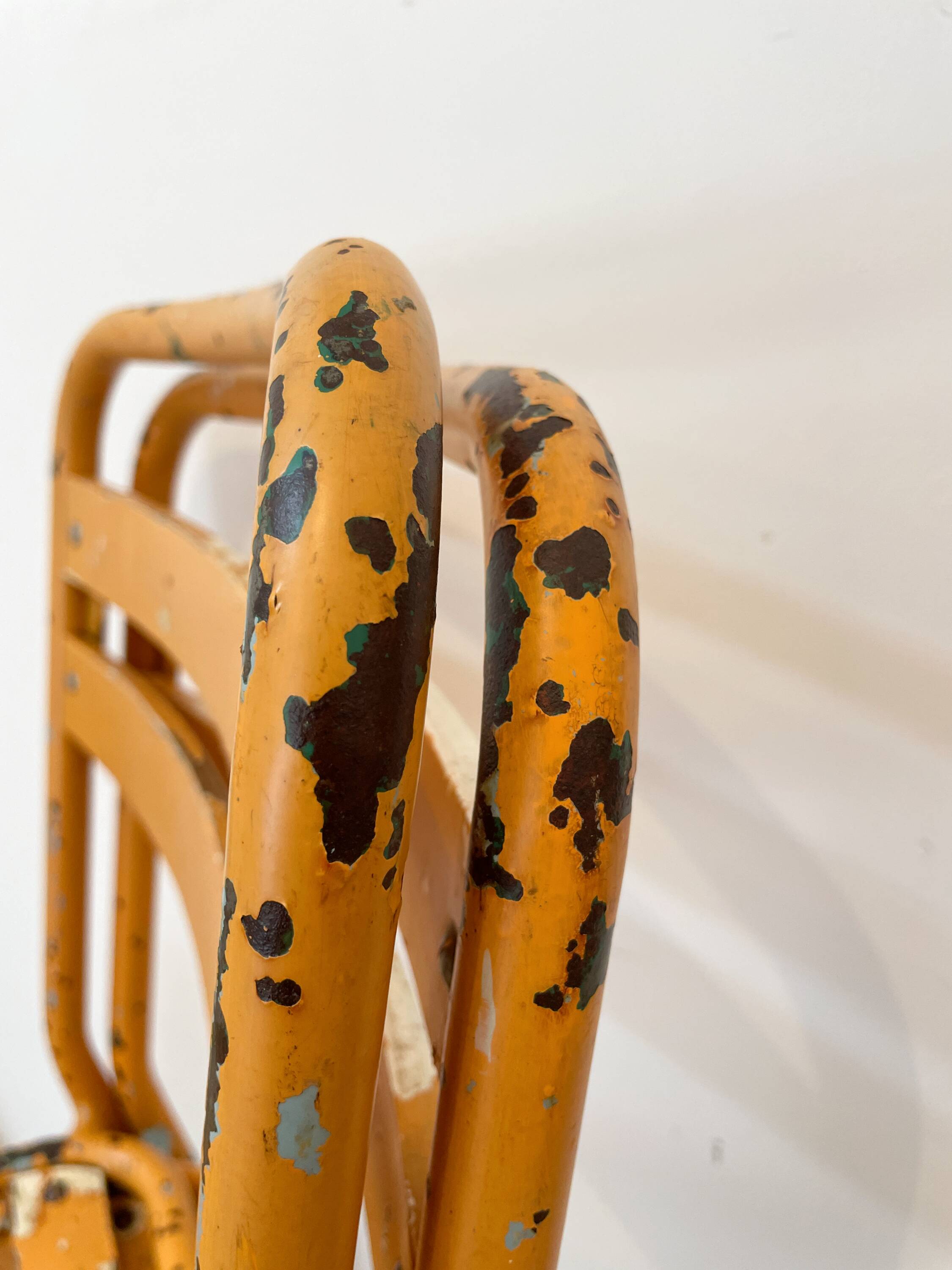 Pair of vintage bistro chairs "Street Art"
