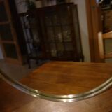 2 bathroom mirrors in silver oval holders