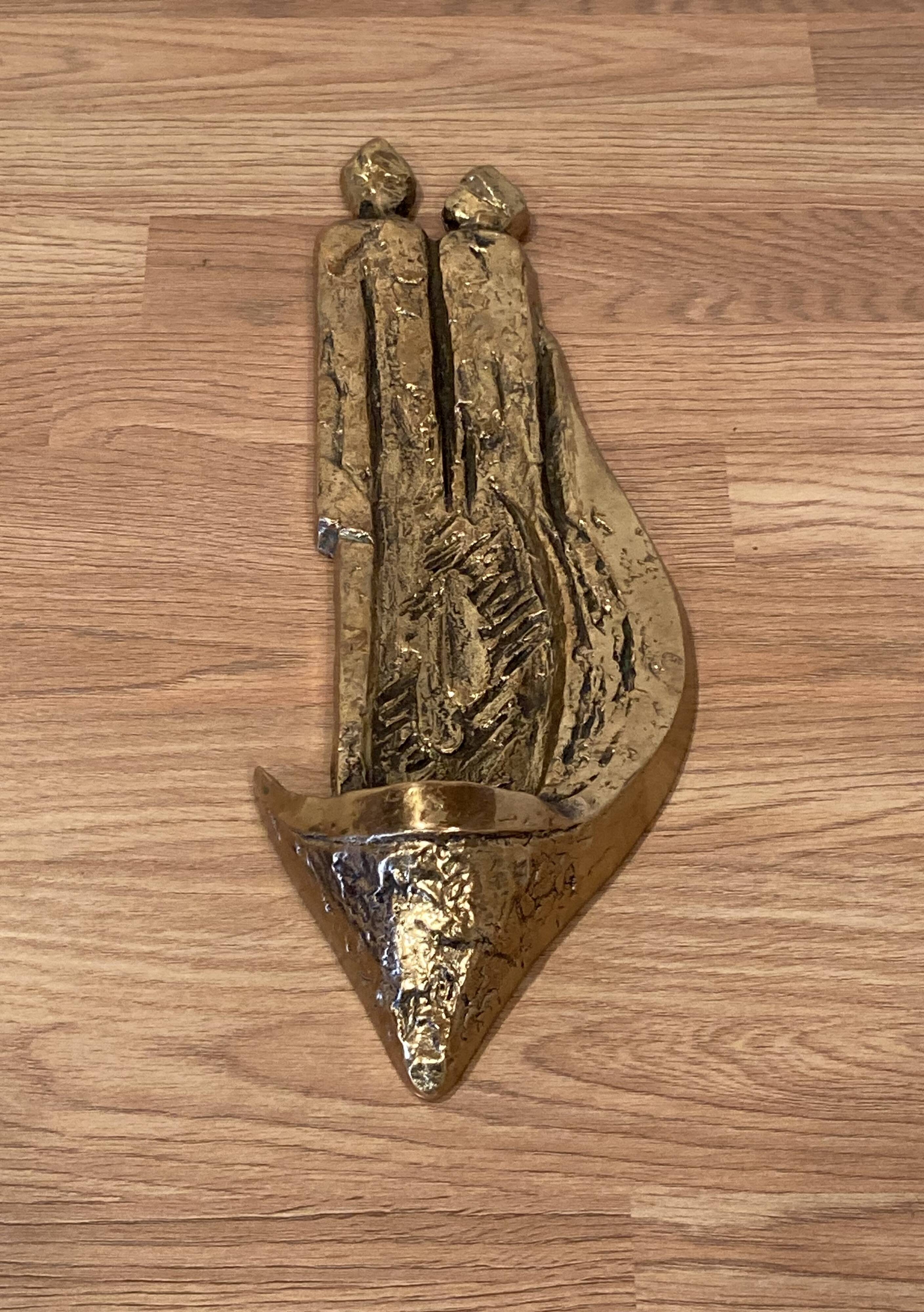 Large sculpture / candlestick "Scandinavian Design 1950".