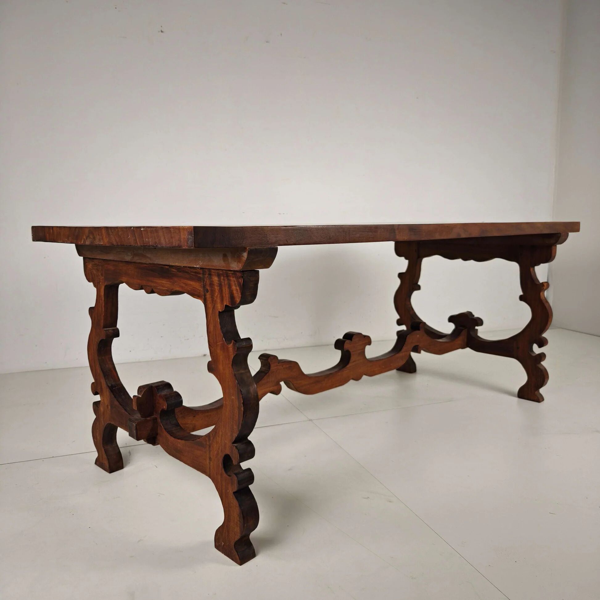 Spanish solid wood dining table – 20th century