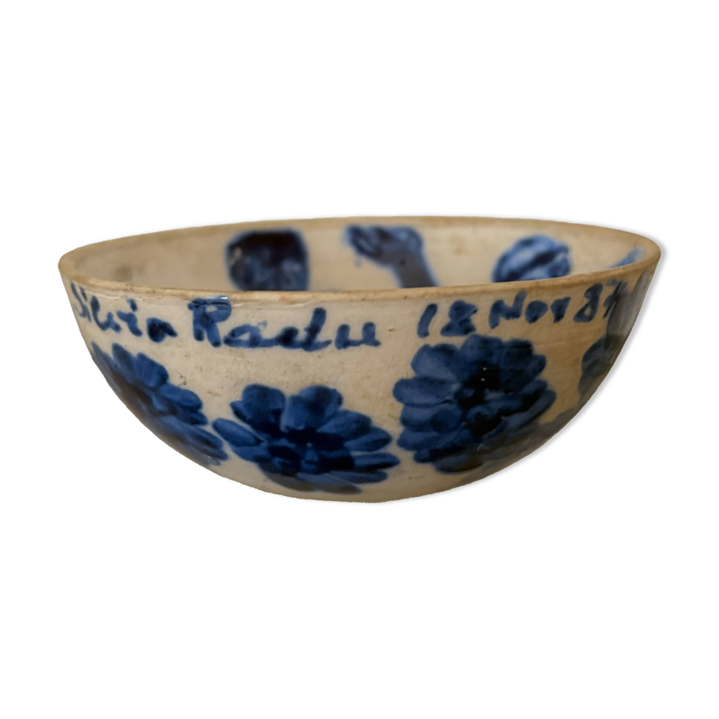Ceramic bowl signed Silvia Radu – 1987