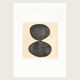 Monotype painting on paper, original dated and signed without frame