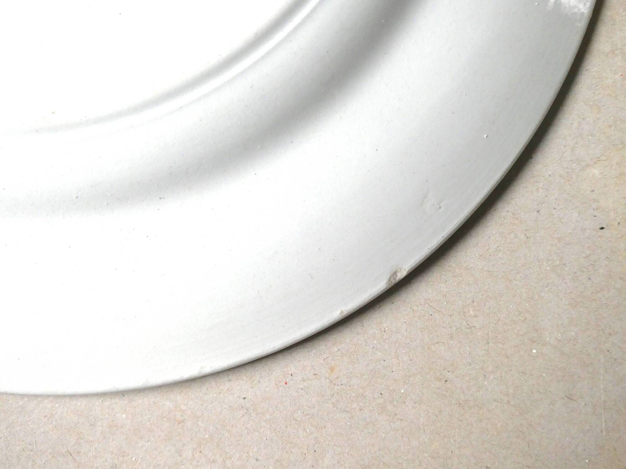 Lot of 6 to Digoin Sarreguemines dessert plates, model Clematis