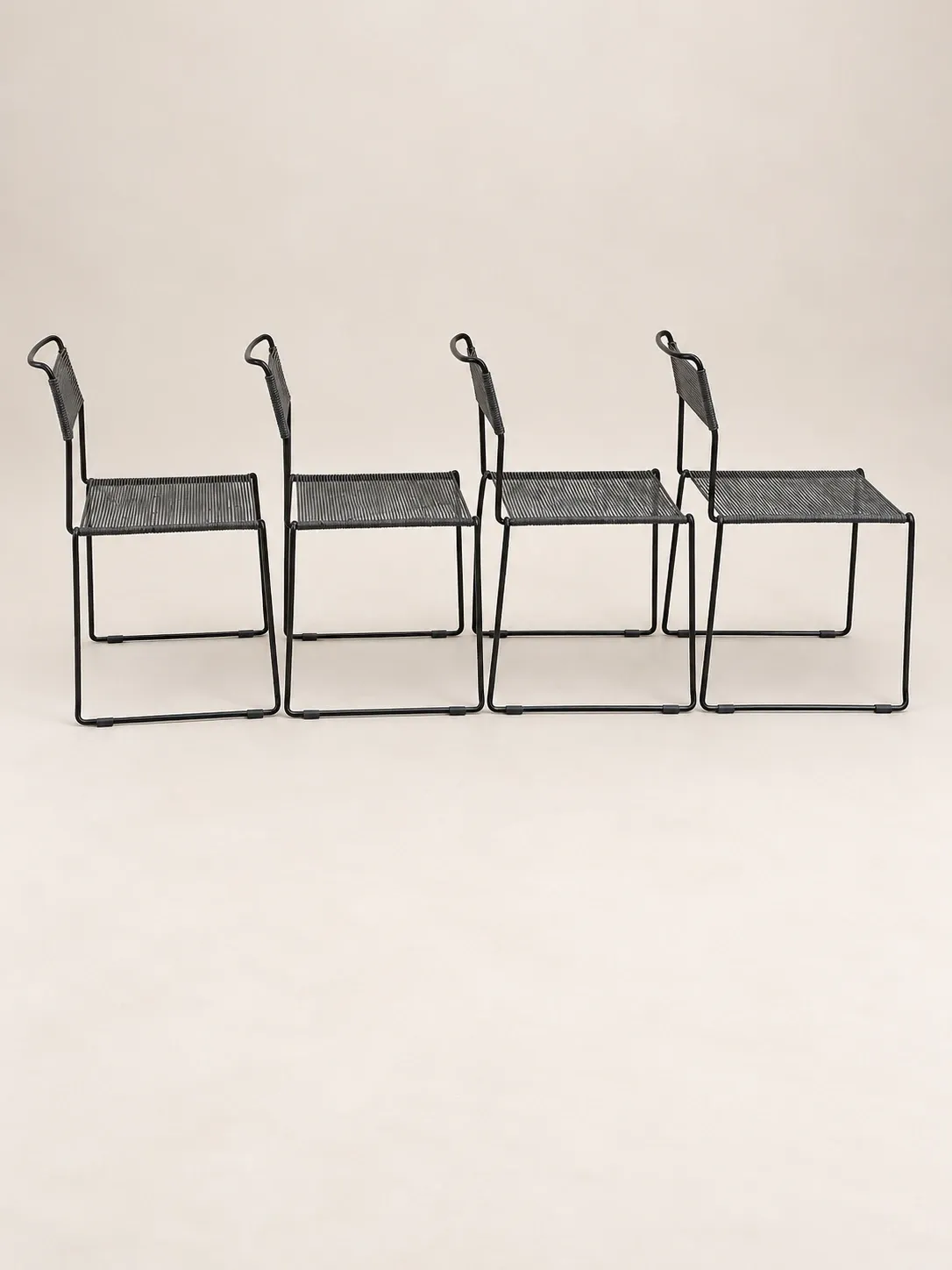 Set of 4 Spaghetti chairs – Giandomenico Belotti for Fly Line – Design it