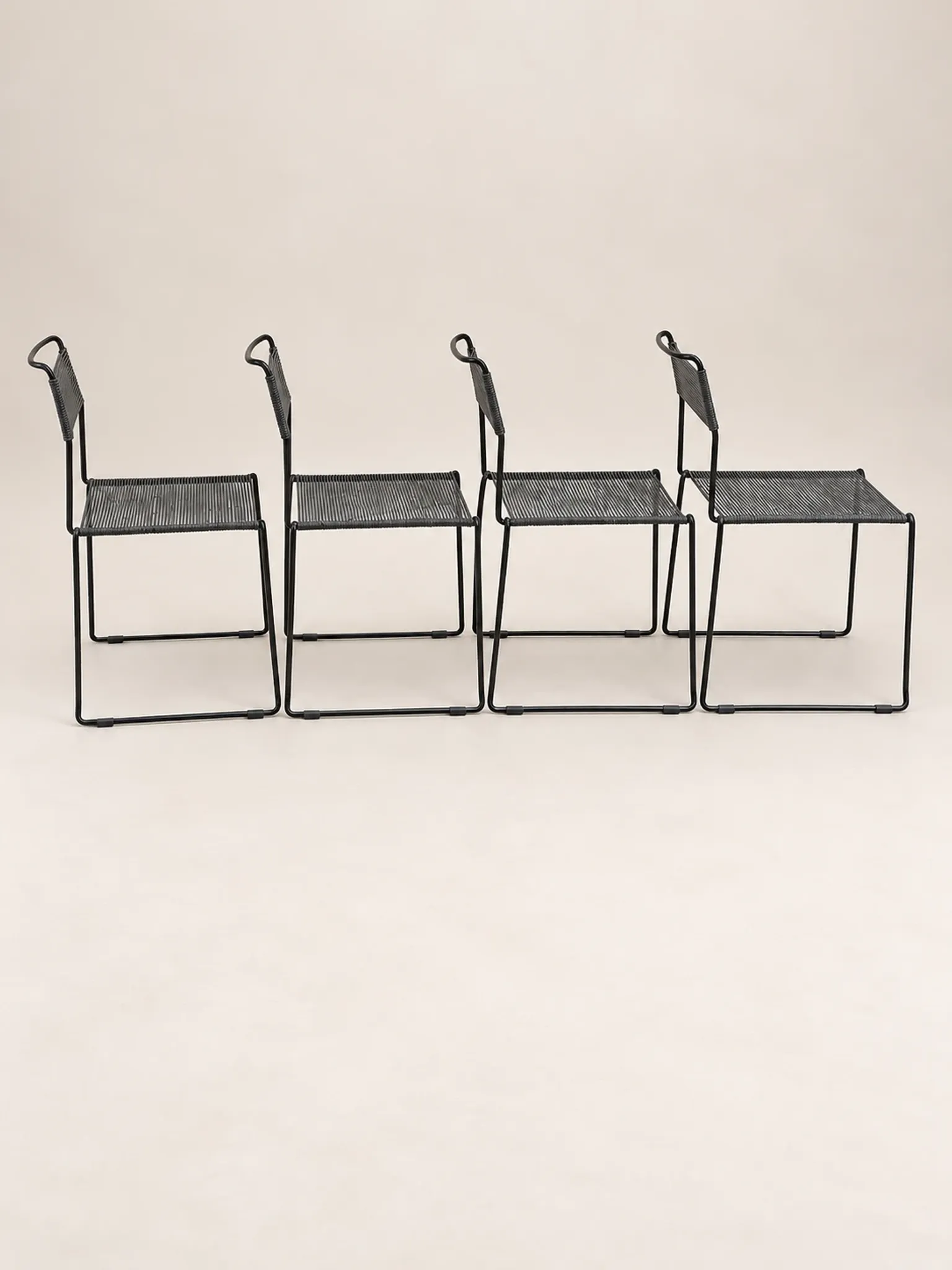 Set of 4 Spaghetti chairs – Giandomenico Belotti for Fly Line – Design it