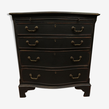 Commode en bois noir