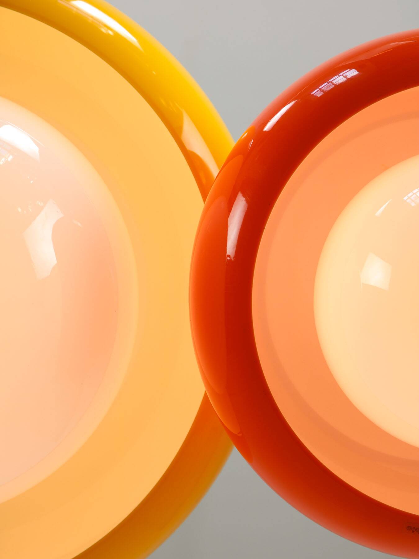 Space Age Model Best Pendant from Guzzini in Orange, 1970s