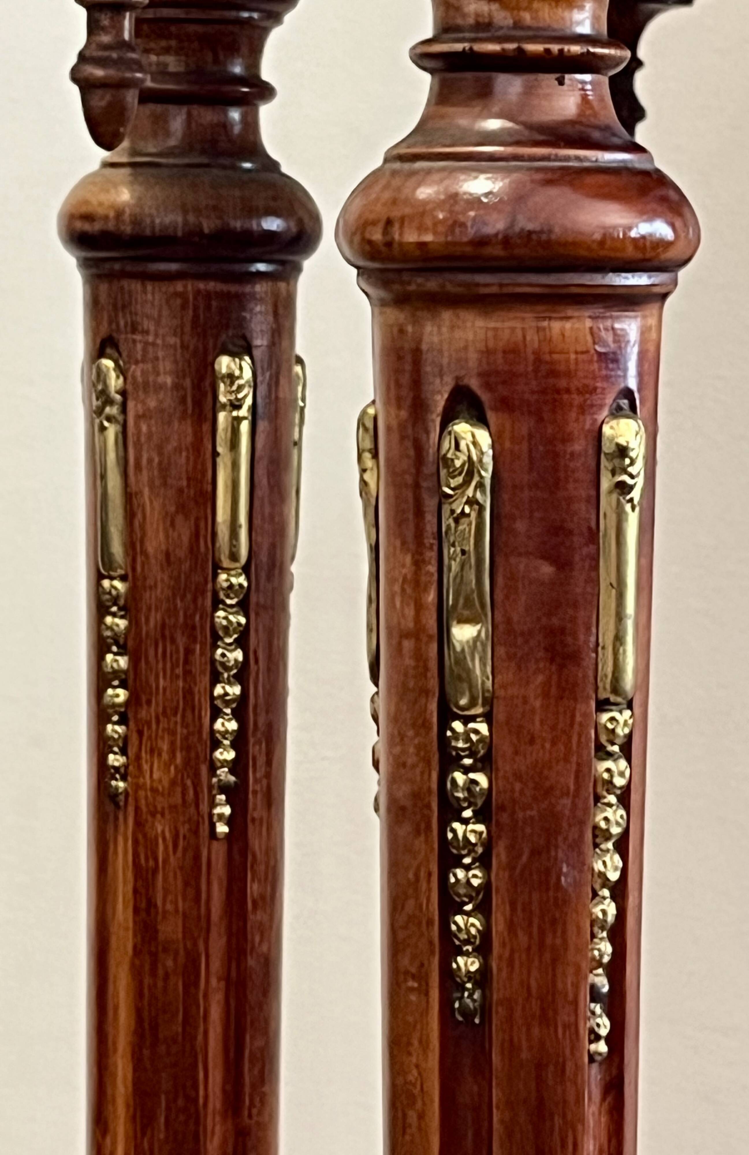 Selette/ Console acajou - Style Louis XVI