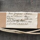 Pair of portraits, man, woman, early 19th century