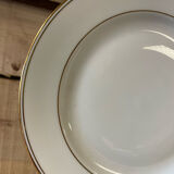 12 porcelain plate Limoges design Bernardaud