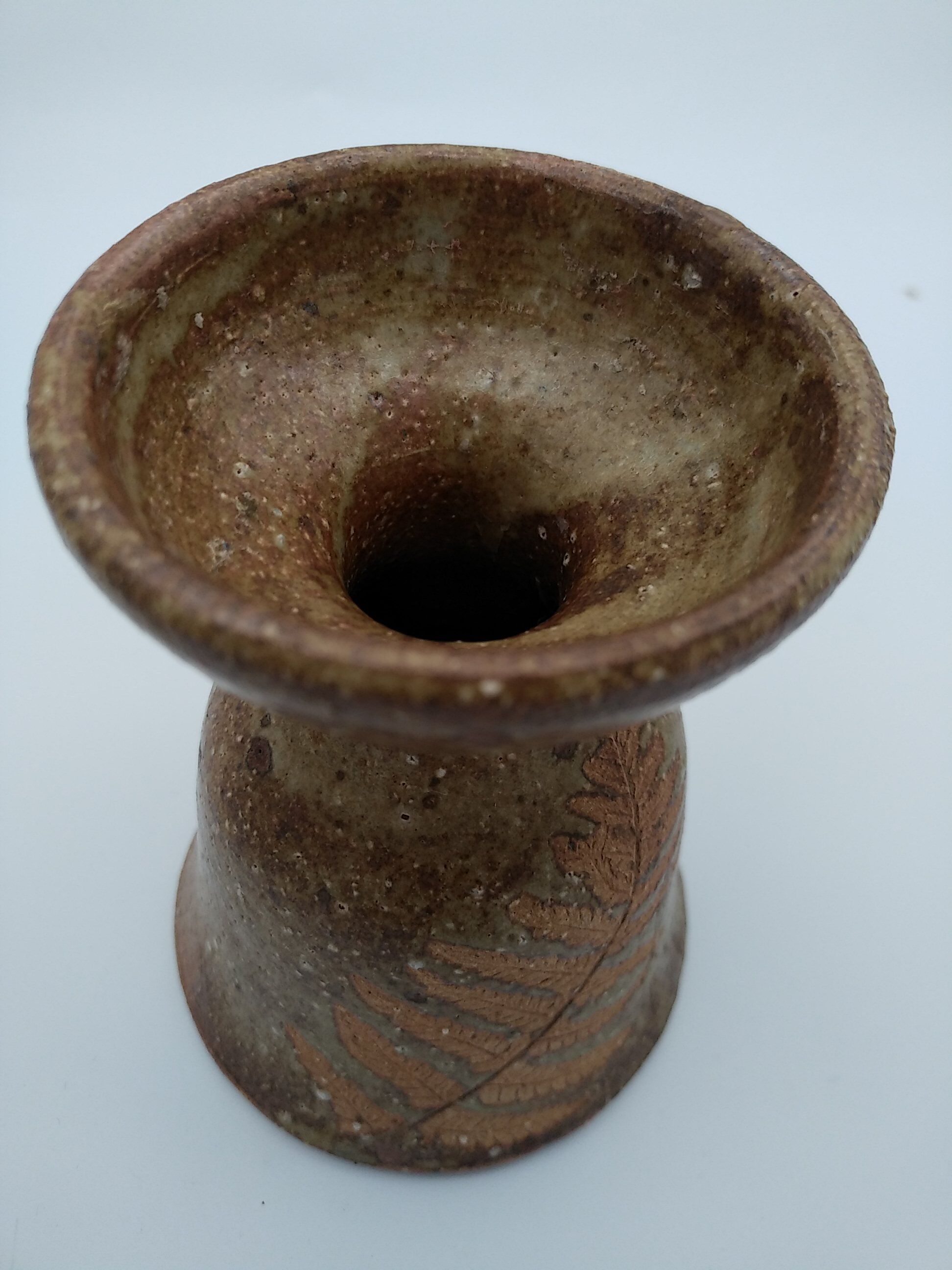 Candle holder in fern decor Alain Blanchard