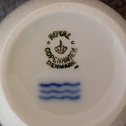 Sucrier couvert et crémier Royal Copenhagen 'White Fluted Half Lace'