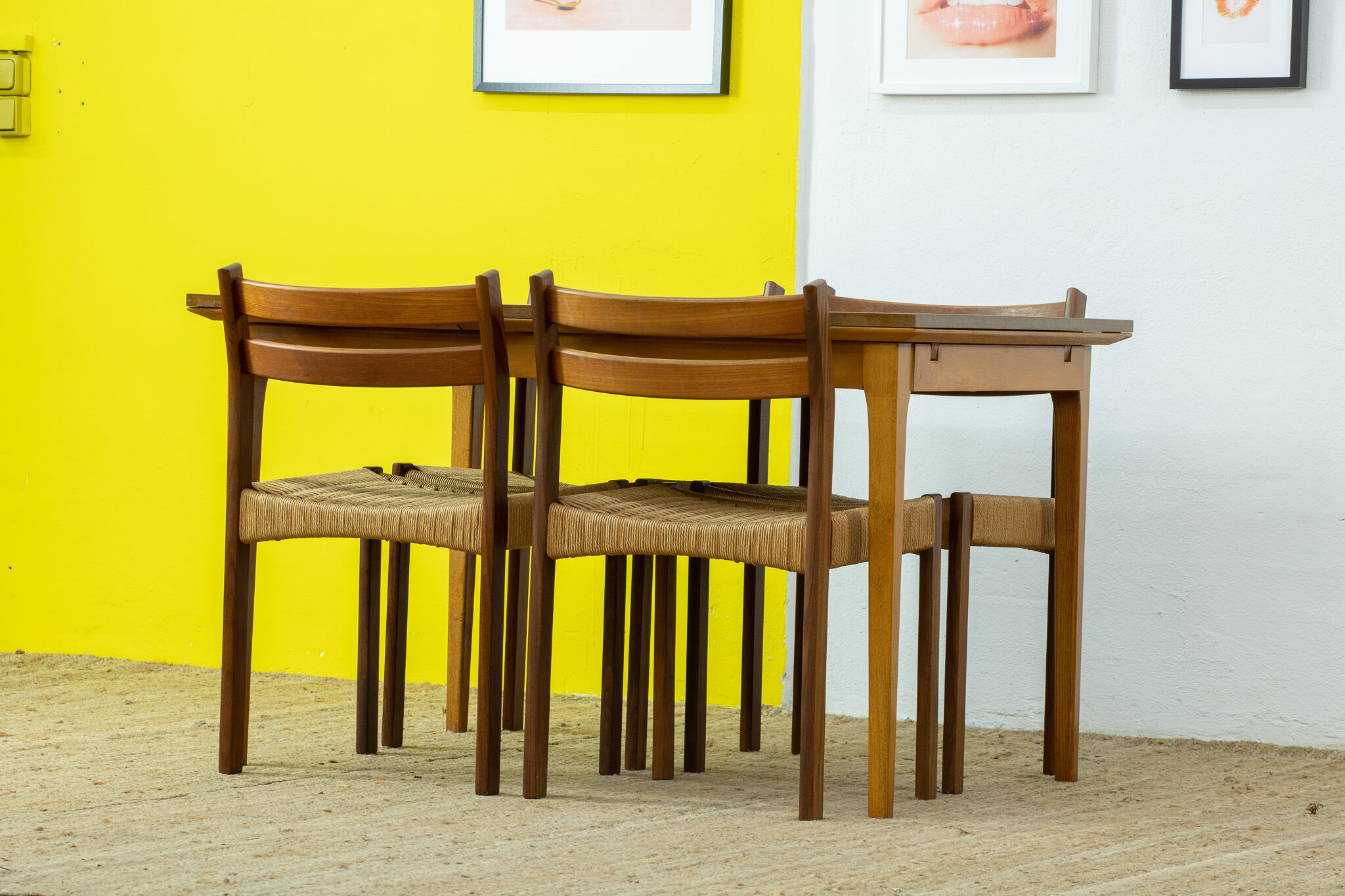 Vintage Scandinavian Table – 125 cm